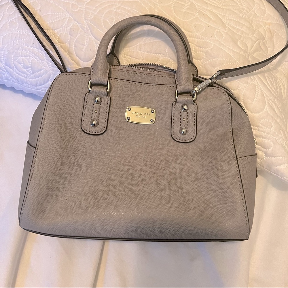 Michael Kors gray crossbody